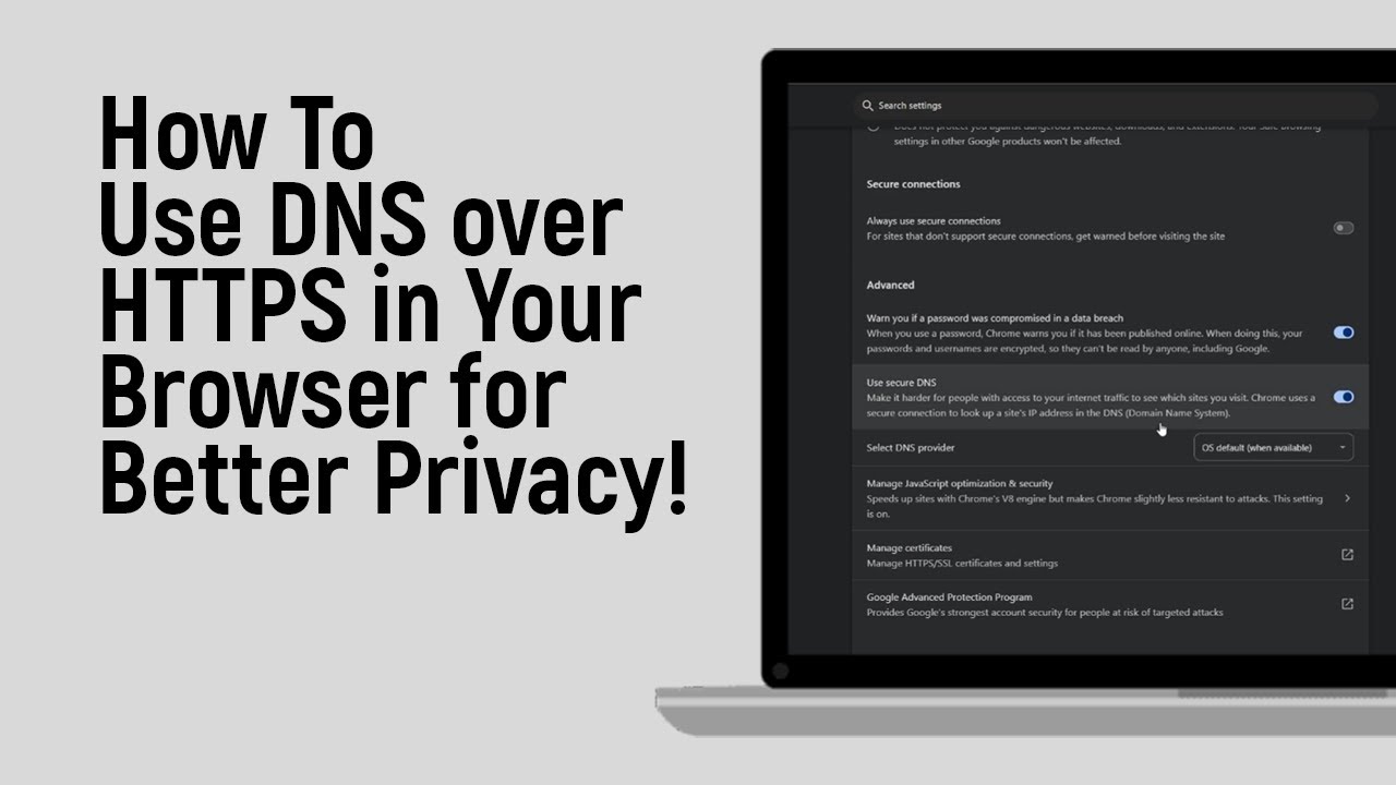How to Use DNS over HTTPS in Your Browser for Better Privacy [easy ...