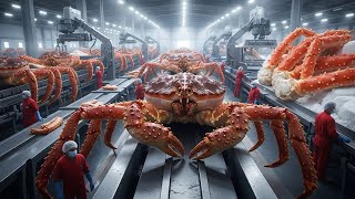 King Crab Factory Tour: Shocking Process You’ve Never Seen 🦀🔥