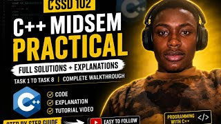 1. CSSD 102 – Programming with C++ | Task 3 Complete Solution & Explanation ⭐ (Recommended)
