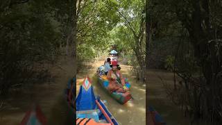 Experience a life of water fun through the flooded forest landscape #shorts #floodedstreets