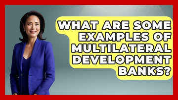 What Are Some Examples Of Multilateral Development Banks? - Learn About Economics