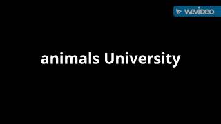 Animals University Cast Video