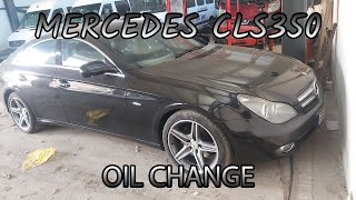 Mercedes CLS 350 - Oil change and service reset / Смяна на масло и нулиране на сервизен интервал