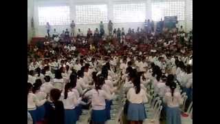 at the beggining/graduation song LCS batch 2013-2014