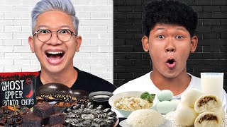 MAKANAN HITAM VS MAKANAN PUTIH!!