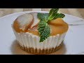 ميني شيزكيك بمذاق الخوخ ولا اروع لازم تجربو ها (Peach Mini Cheesecake)