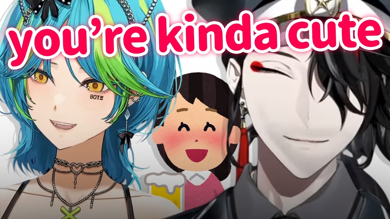 The moment a drunk girl started rizzing up Vox and Remia