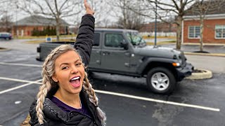 DRIVING HOME IN THE NEW 2020 JEEP GLADIATOR SPORT S!!