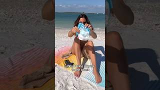 She Took A Diaper To The Beach