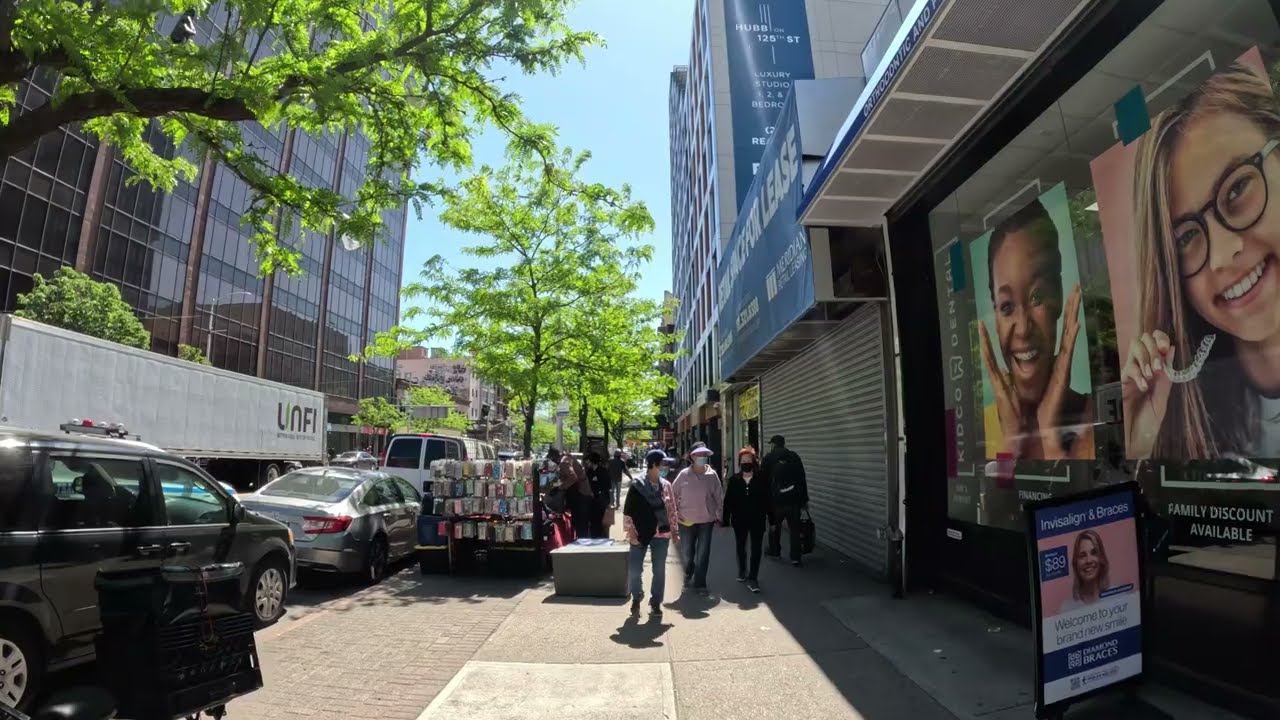 HARLEM 125th STREET EAST [4K]TOUR of THE GHETTO SIDE (05.08, .23)NYC PT