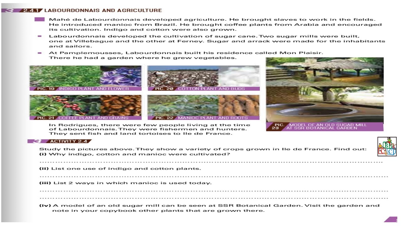 BCC School Grade 5 History & Geography (MIE Part 2) Friday 15.05.2020