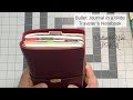 Bullet Journal in a Wide Traveler's Notebook: Kind of a PWM