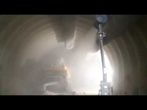 Conrad C42 contre la poussière dans le tunnel ferroviaire de Lausanne