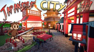 Making A JAPANESE CITY! Ep1 | Theme Park Tycoon 2 |