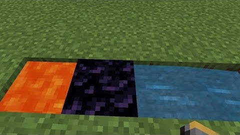 How to make an obsidian generator/cobblestone generator