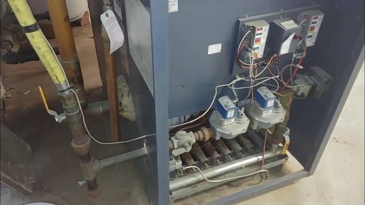 A Leaking WeilMcLain Model LGB Gas Fired Steam Boiler They Don't