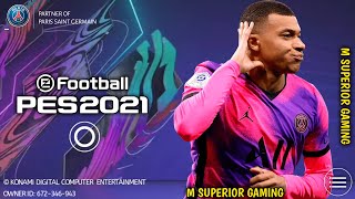 efootball PES 2021 Mobile  VER 5.5.0 Patch Best Graphics