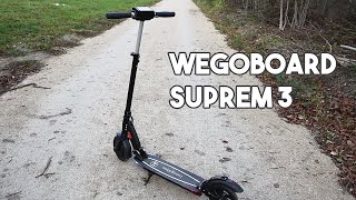 Trottinette Électrique Wegoboard Suprem 3 Une Trottinette Pour Bien Débuter
