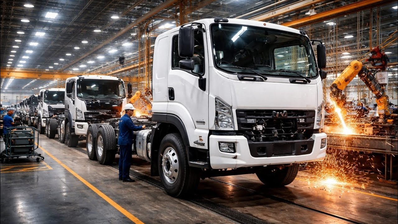 Inside Isuzu’s Japanese Factory – How Millions of Trucks Are Made - YouTube