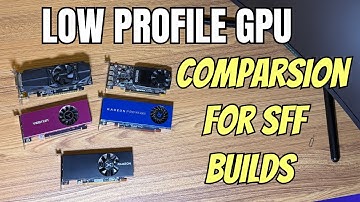 Low Profile GPU Comparison