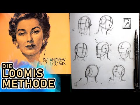 Besser Köpfe zeichnen mit der Loomis Methode