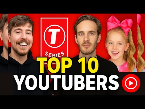 Top 10 Biggest YouTubers in the World 2026 | Who Rules YouTube Now? # ...