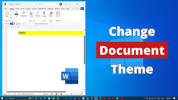 How to Change Document Theme on Microsoft Word