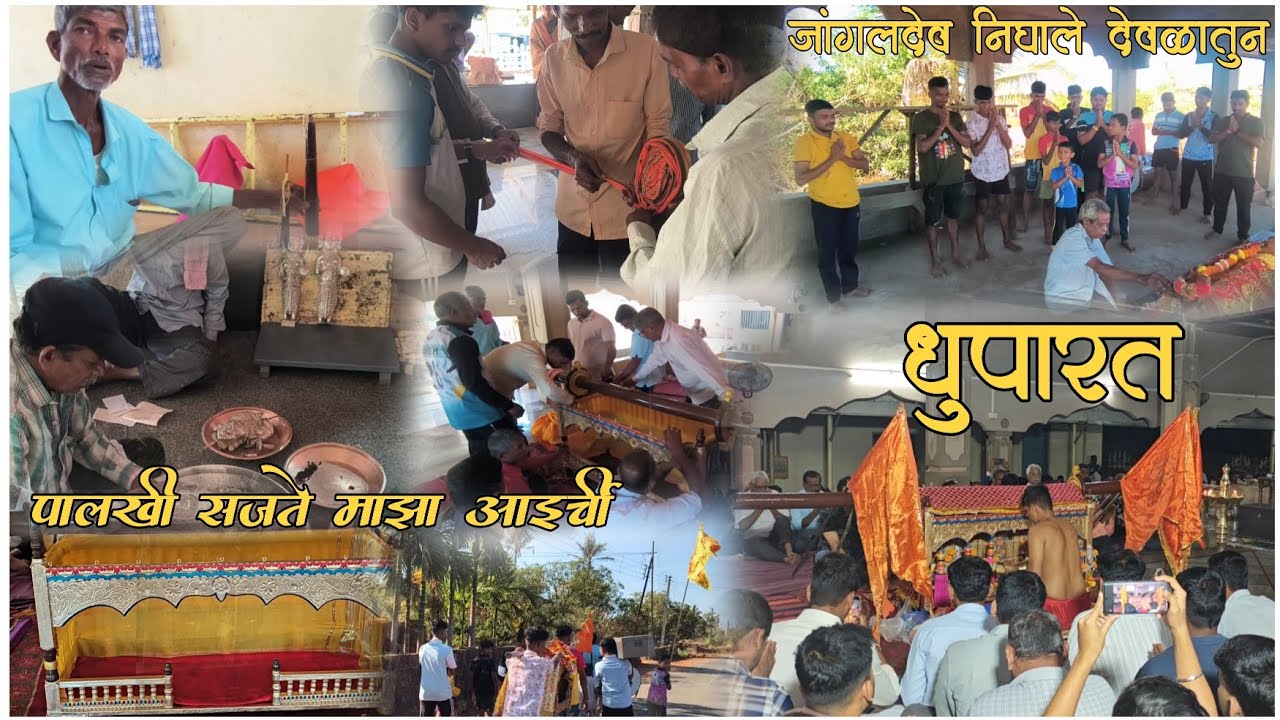 पालखी सजते माझा आईची🙏 जांगलदेव निघाले देवळातुन🙇 धुपारत🙇#viral#जुगाईमांजरे 