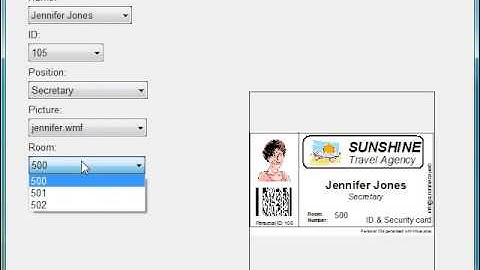 How can I set variable with values from combo box - Run mode