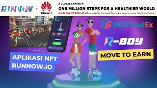 RUNNOW.IO - MOVE TO EARN Aplikasi Buat Olahraga Sambil Dapet Duit! screenshot 1