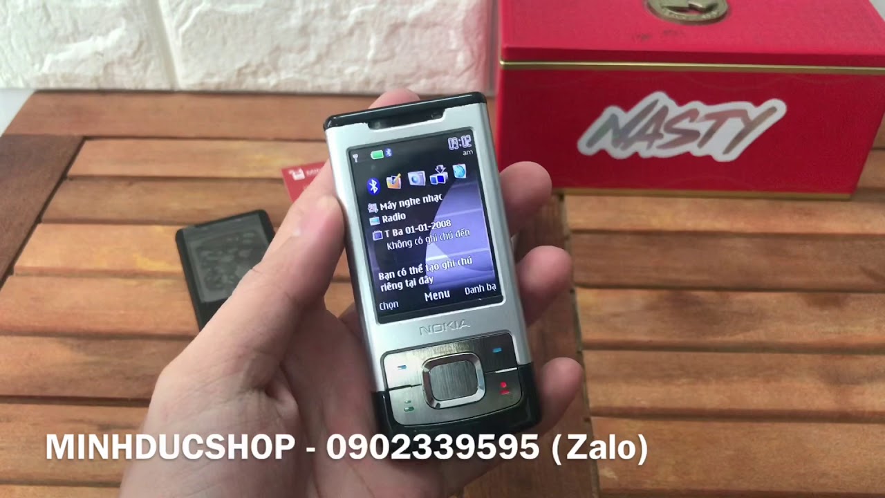 MINHDUCSHOP - Điện Thoại Nokia 6500s Slide Silver