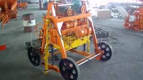 CANMAX QT4-45 Manual Mobile Concrete Block Making Machine