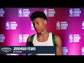 Jeremiah Fears | Pelicans-Thunder Postgame Interview | 2025 NBA Summer League