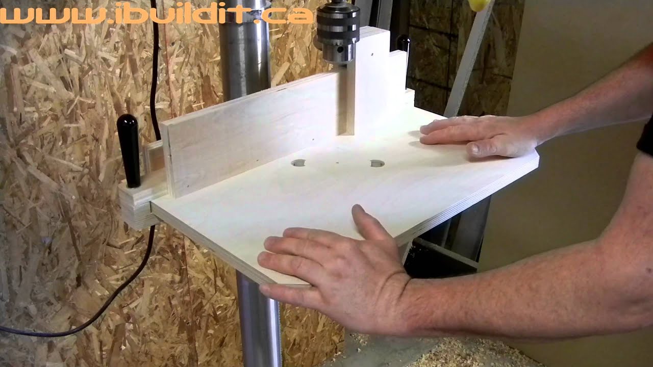 A Basic Drill Press Table - YouTube