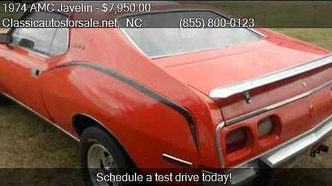 1974 AMC Javelin  - for sale in RALEIGH, NC 27603 #VNclassics