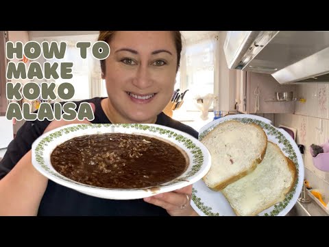 SAMOAN FOOD | How to make KOKO ALAISA + mini Mukbang - YouTube