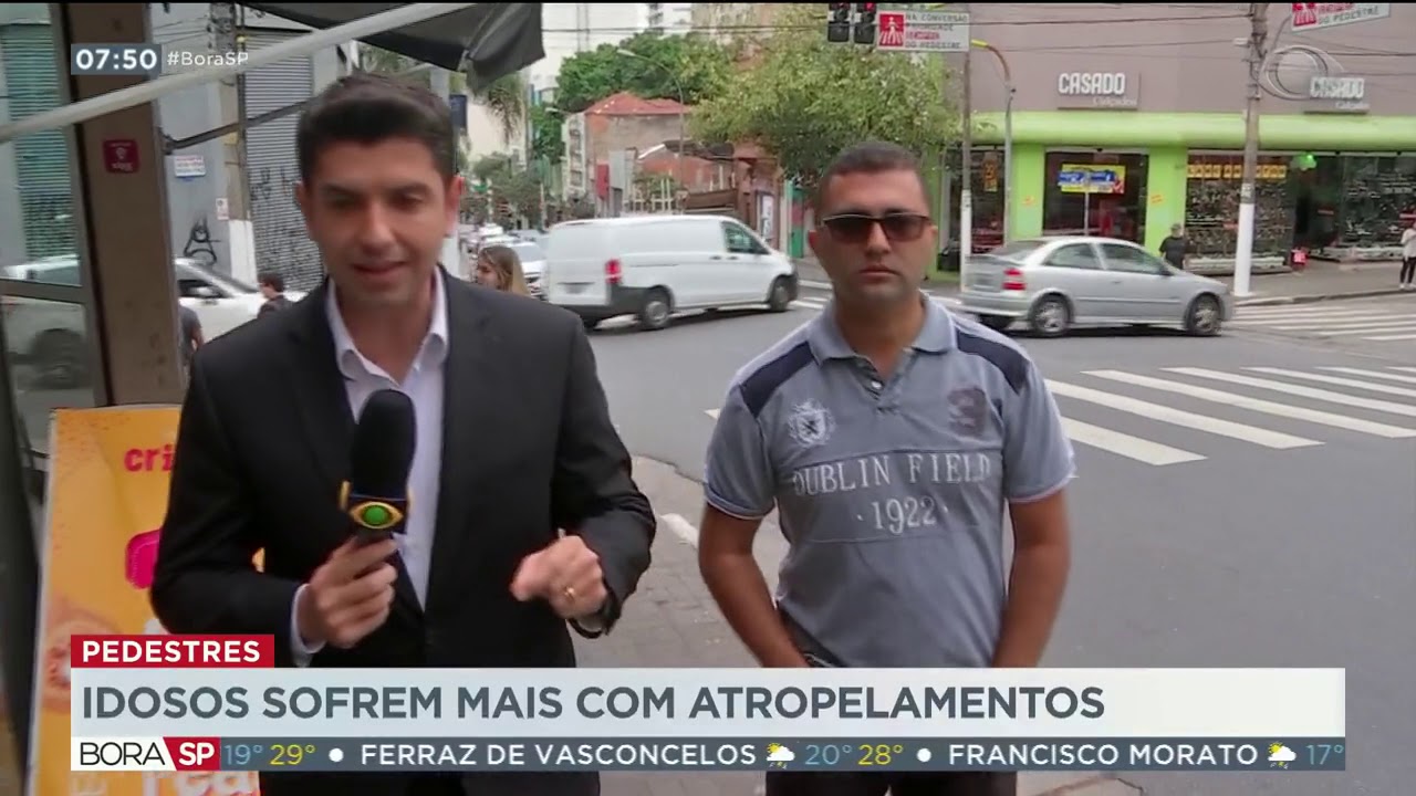 Idosos sofrem mais com os atropelamentos em SP cafe com jornal acabou