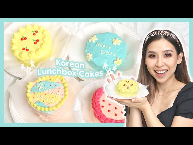 How to Make a Korean Lunchbox Cake (Mini Layer Cake) - Partylicious