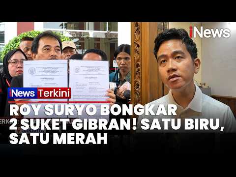 BONGKAR 2 SUKET GIBRAN! Roy Suryo: Mana yang Palsu? Jangan-jangan Dua-duanya?