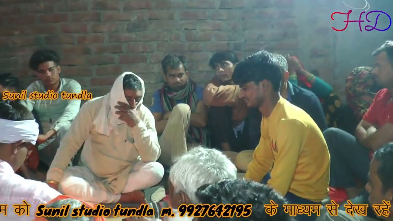 #गांव_धीरपुरा थाली की रामायण पर आया #देवता भोले शास्त्री जी//सुनाया था ऐसा प्रसंग