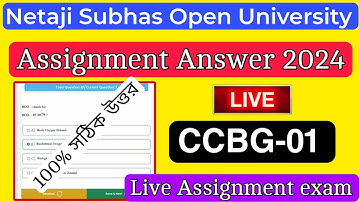 nsou ccbg-1 assignment answer 2024 | CCBG-01 | nsou Bangla Sahityer Itihash assignment answer | nsou