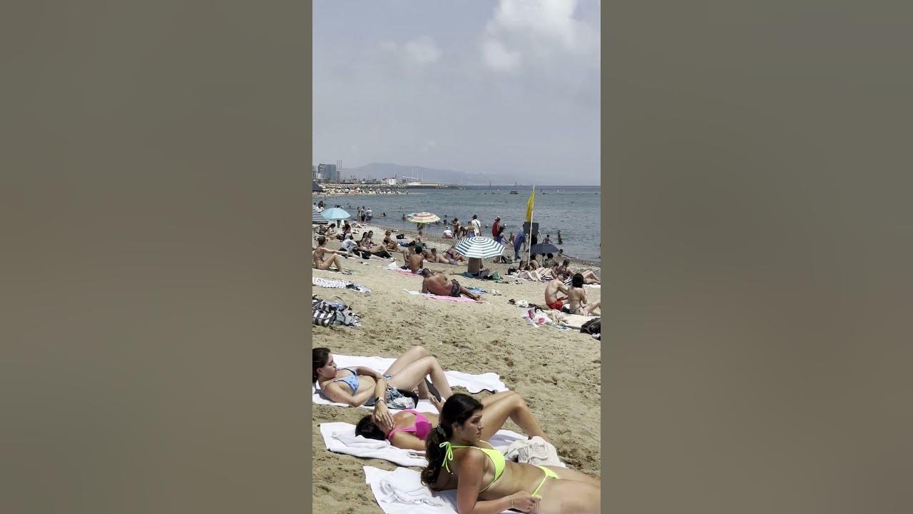 🇪🇸 Nice day at Barcelona beach Spain