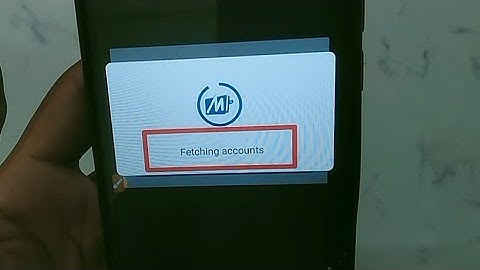 How to fix Fetching accounts problem solve in Mobikwik |  Fetching accounts