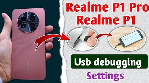 realme p1 pro me usb debugging enable kaise kare !! realme p1 5g usb connect settings !! realme p1