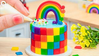 Wonderful Rainbow Cake🌈1000+ Miniature Rainbow Cake Ideas