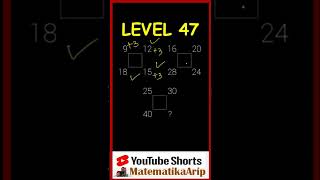 Kuis Matematika Level 47: Isi Angka Kotak Berpola? Math Riddles #Shorts