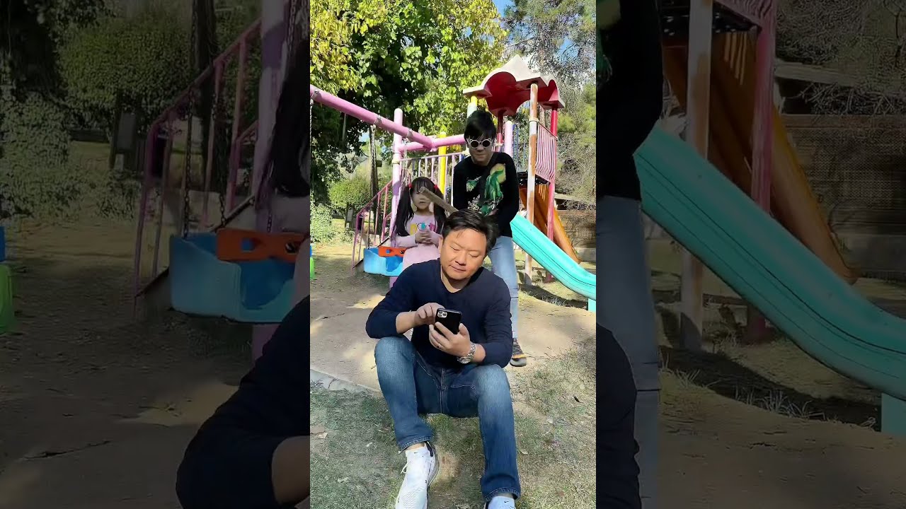 Smart kids almost hit dad 🥺🥰 LeoNata family #shorts TikTok