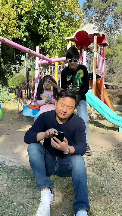 Smart kids almost hit dad 🥺🥰 LeoNata family #shorts TikTok