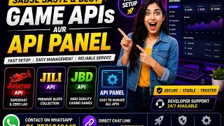 🚀 Affordable Game API Integration & API Panel Setup | Fast Deployment & Developer Support