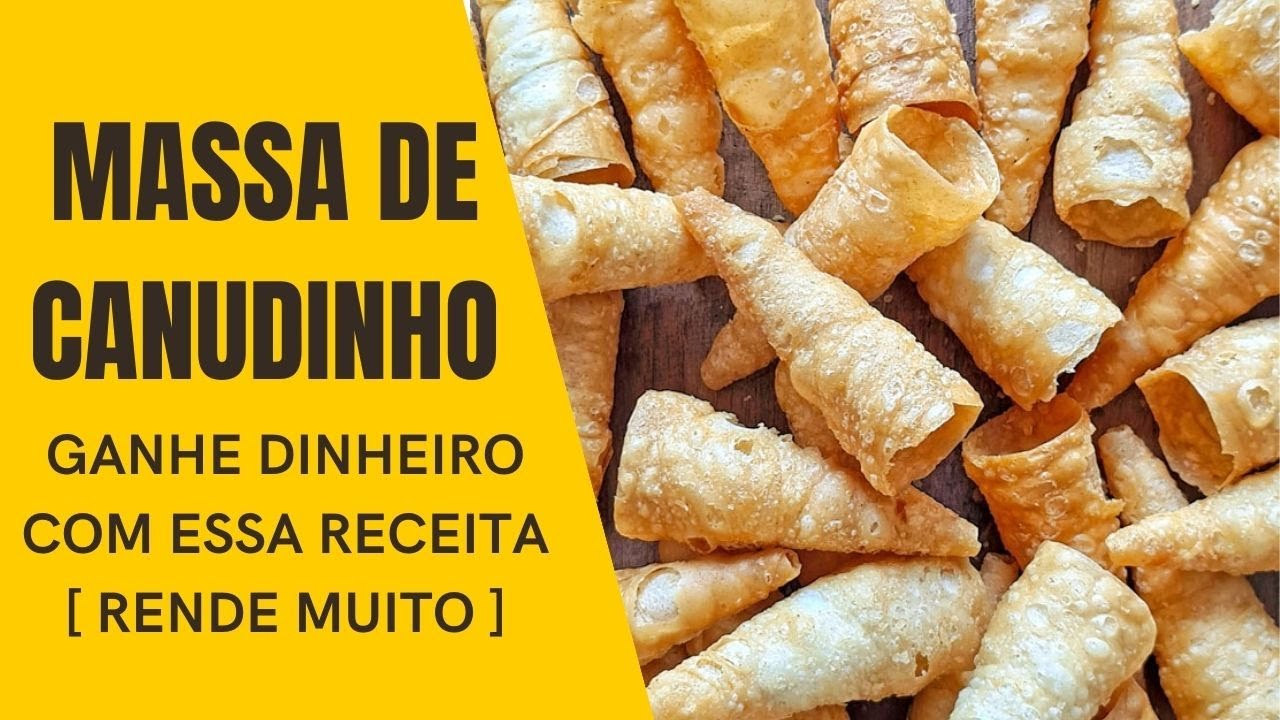 MASSA DE CANUDINHO CROCANTE [ GANHE DINHEIRO COM ESSA RECEITA ]